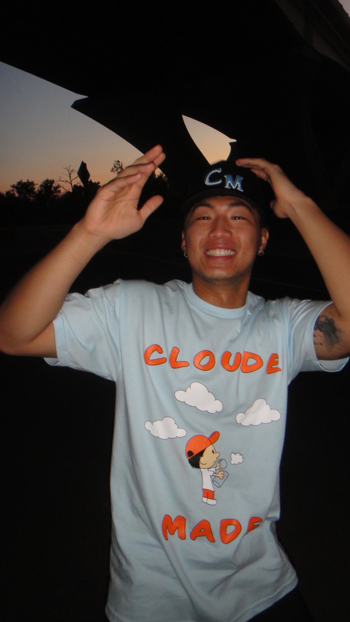 CLOUDE BOY HEAVYWEIGHT SHIRT - SKY BLUE